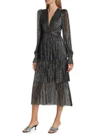 Marais Sequin Knit Midi-Dress