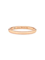 18K Rose Gold Classic Wedding Band