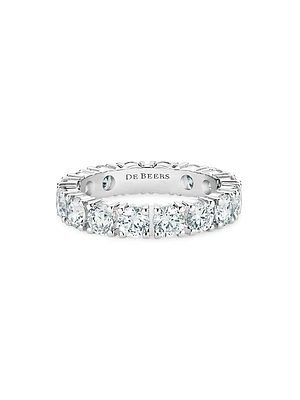 DB Classic Platinum & Natural Diamond Eternity Band/3.5MM