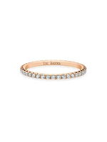 Aura 18K Rose Gold & Natural Diamond Eternity Band/1.62MM