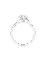 Platinum & 1.15 TCW Diamond Heart Engagement Engagement Ring