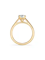 DB Classic 18K Yellow Gold & 0.7 TCW Brilliant-Cut Natural Diamond Engagement Ring