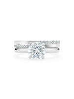 DB Classic Platinum & TCW Brilliant-Cut Diamond Engagement Ring