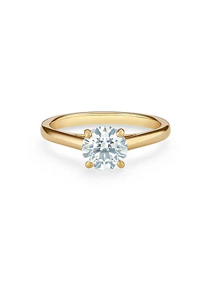 DB Classic 18K Yellow Gold & 1.07 TCW Brilliant-Cut Diamond Engagement Ring