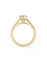 DB Classic 18K Yellow Gold & 1.07 TCW Brilliant-Cut Diamond Engagement Ring