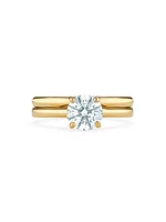 DB Classic 18K Yellow Gold & 1.07 TCW Brilliant-Cut Diamond Engagement Ring