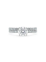 DB Classic Platinum & 1.27 TCW Diamond Engagement Ring