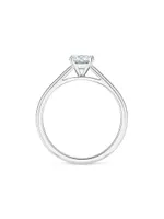 DB Classic Platinum & 0.5 TCW Brilliant-Cut Diamond Engagement Ring