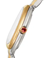 Serpenti Seduttori Stainless Steel & 18K Yellow Gold Bracelet Watch