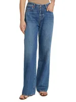 Annina High-Rise Rigid Wide-Leg Jeans