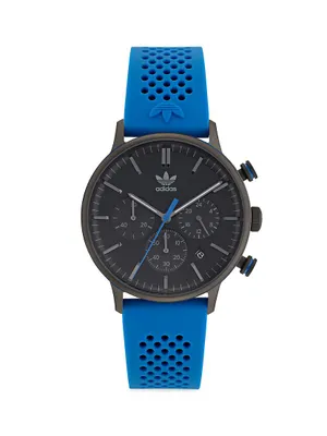 Code 1 Chronograph Collection Silicone Strap Watch