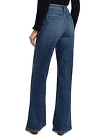 Anna High-Rise Stretch Wide-Leg Jeans