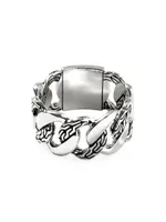 Classic Chain Silver Band Ring