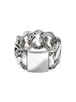 Classic Chain Silver Band Ring