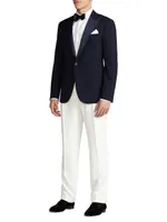 Formal Gregory Peak Lapel Single-Button Sport Coat