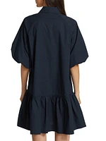 Crissy Cotton Poplin Mini Shirtdress