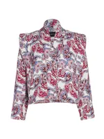 Dina Paisley Cotton Jacket