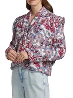 Dina Paisley Cotton Jacket