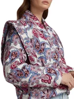 Dina Paisley Cotton Jacket