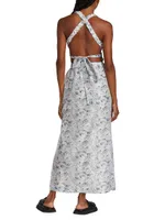 Dimitri Cross-Back Maxi Dress