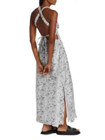 Dimitri Cross-Back Maxi Dress