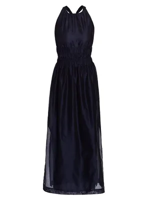 Franc Cross-Back Maxi Dress