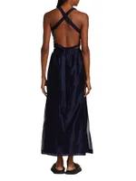 Franc Cross-Back Maxi Dress