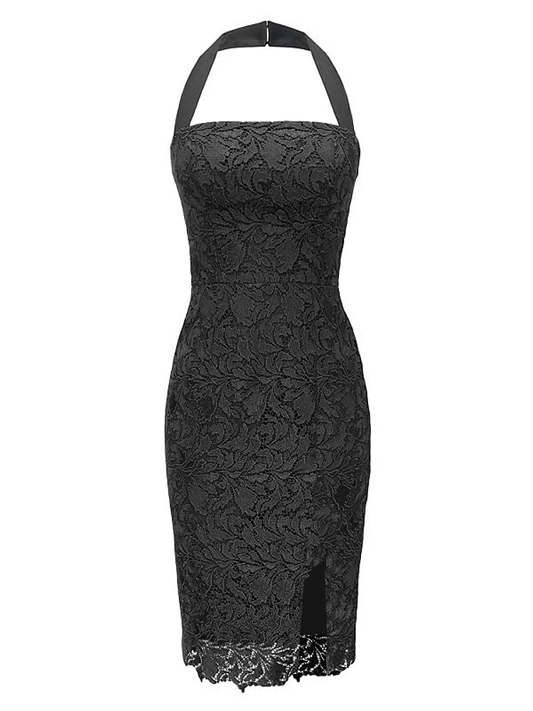 Katya Sleeveless Lace Dress