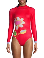 Flower Long-Sleeve Wetsuit