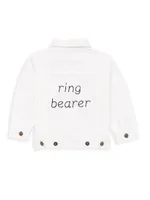 Baby's & Little Boy's Ring Bearer Denim Jacket
