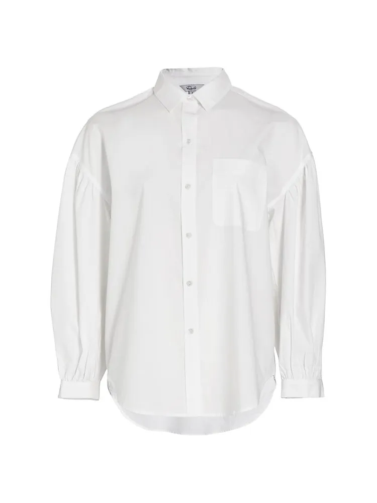 Janae Oversized Button-Front Shirt