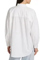 Janae Oversized Button-Front Shirt