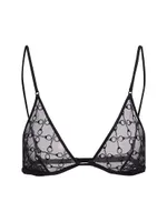 Handcuff Lace Triangle Bra