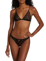 Handcuff Lace Triangle Bra