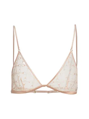 Handcuff Lace Triangle Bra