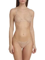 Handcuff Lace Triangle Bra