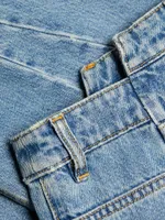 Five-Pocket Wide-Leg Jeans