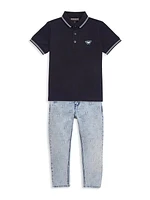 Little Boy's & Boy's Pique Polo Shirt