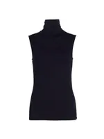 Soft Touch Sleeveless Turtleneck