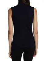 Soft Touch Sleeveless Turtleneck