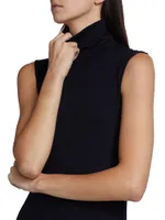 Soft Touch Sleeveless Turtleneck