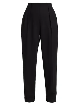 Waverly Pleated-Front Pants