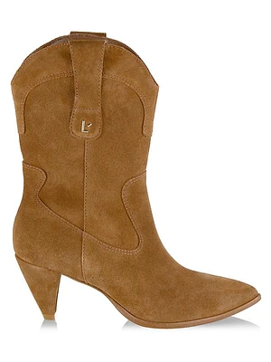 Thelma Suede Western Booties