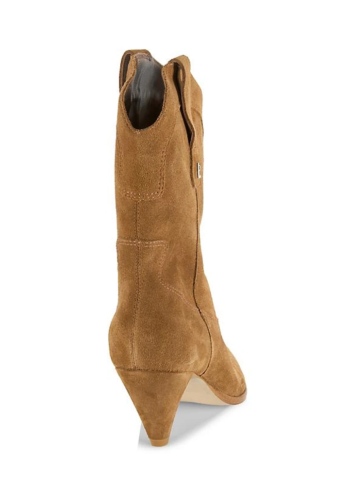 Thelma Suede Western Booties