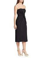 McKenna Strapless Midi Dress