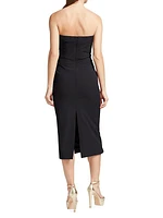 McKenna Strapless Midi Dress