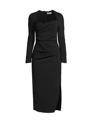 Claudette Ruched Sheath Dress