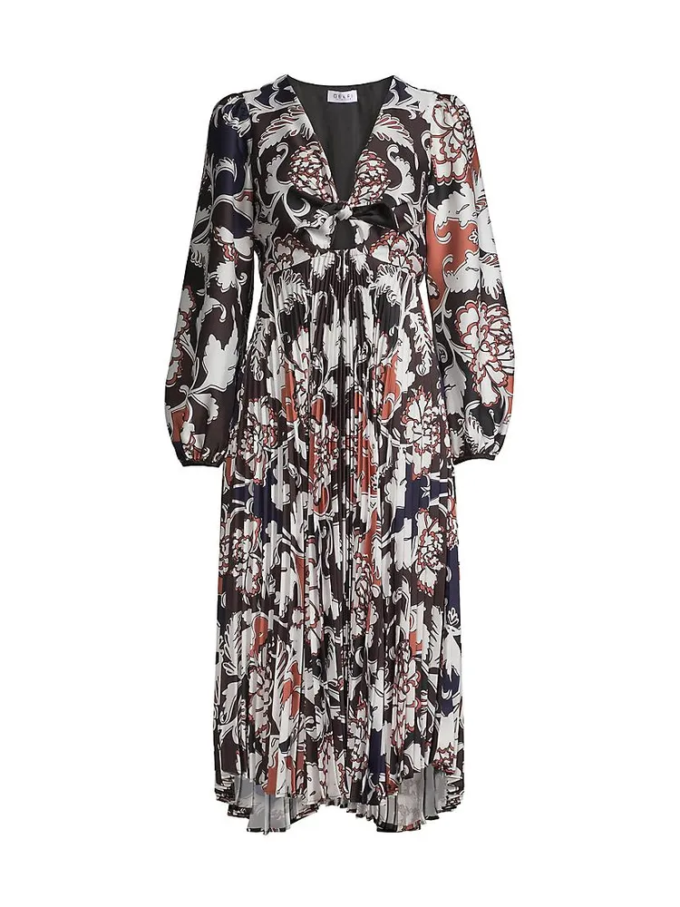 Claudine Printed Stretch Crepe Dress