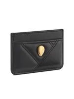 Serpenti Quilted Leather Card Holder