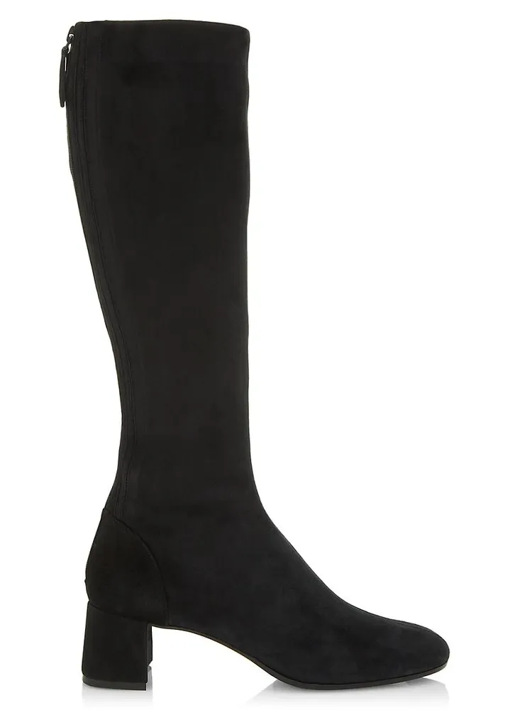 Saint Honore Suede Mid-Calf Boots